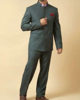 Gray Color Jodhpuri Suit