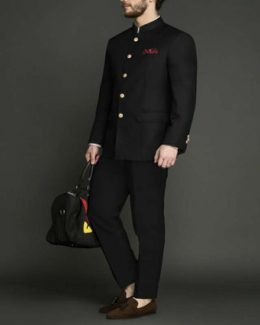 RAYMONDS  BLACK COLOUR JODHPURI SUIT