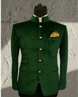 Rayon Best Green Color Jodhpuri Suit