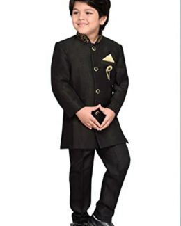 Kid’s Solid Color Jodhpuri Suit