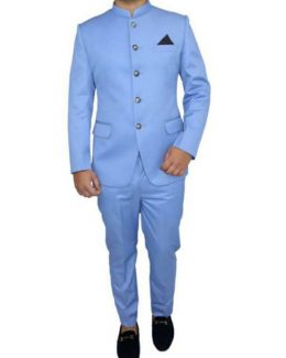 sky Blue Jodhpuri Suit