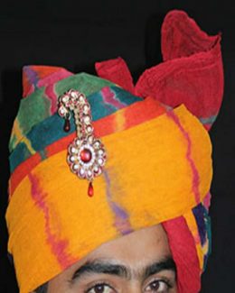 Rajasthani Rajputi Multi Colour Turban/Safa