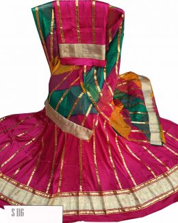Satin Suit Multi Colour Humrahi Pure Odhana