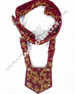 Red Wedding Cross belt