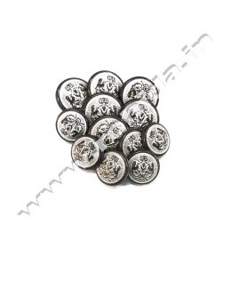 Silver COATBUTTON Blazer Button Set