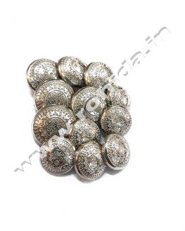 Silver COATBUTTON Blazer Button Set