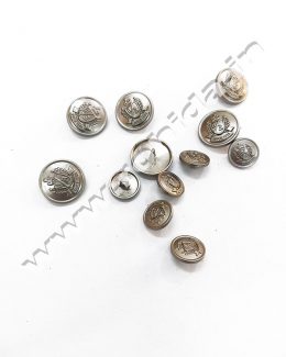 Silver COATBUTTON Blazer Button Set