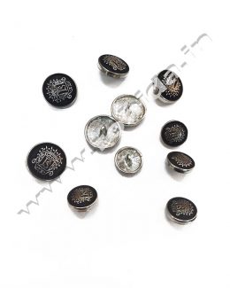 Silver COATBUTTON Blazer Button Set