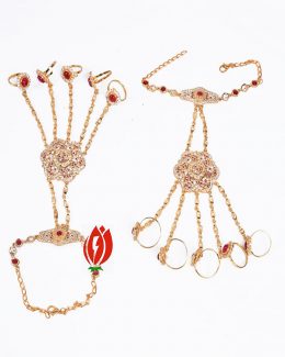 5 – Ring’s Hathphool Jadai Goldlook Hand Setting