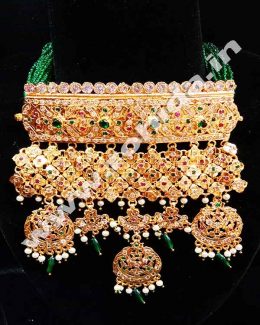 Rajasthani Jadau  Aad Original Gold Look