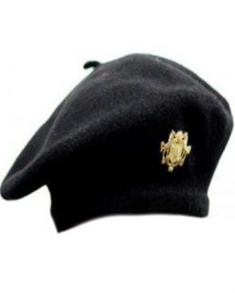 Black Colour RAJPUTANA BERET CAP