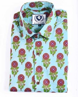 Sanganeri printed Shirt Best quality