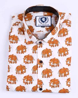 Sanganeri printed Shirt Best quality