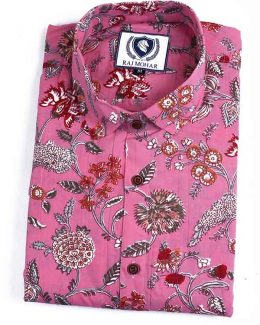 Sanganeri printed Shirt Best quality