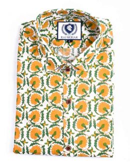 Sanganeri printed Shirt Best quality