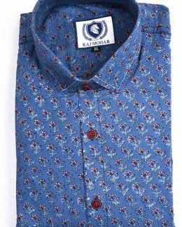 Sanganeri printed Shirt Best quality