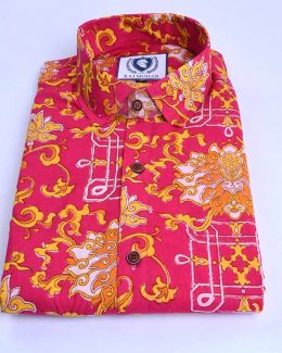 Sanganeri printed Shirt Best quality