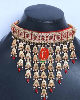 Rajwadi Jadau Goldlook RaniHaar Jewellery