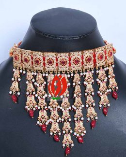 Rajwadi Jadau Goldlook RaniHaar Jewellery