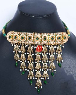 Rajwadi  Jadau Goldlook RaniHaar Jewellery