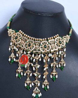 Rajwadi Jadau Goldlook Aad Jewellery