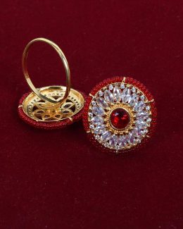 Rajwada Rings Jadai Hand setting