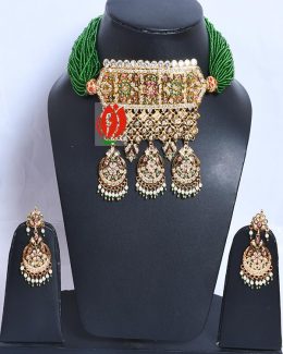 Rajwadi Jadau Goldlook Aad Jewellery