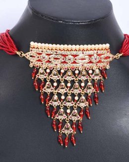 Rajwadi Jadau Goldlook Aad Jewellery