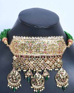 Rajwadi Jadau Goldlook Aad Jewellery