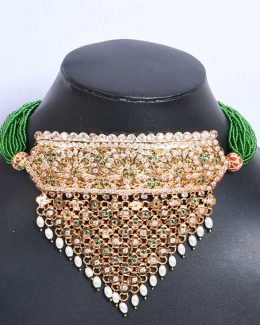 Rajwadi Jadau Goldlook Aad Jewellery