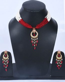 Rajwadi  jadau Cheekset Jewellery
