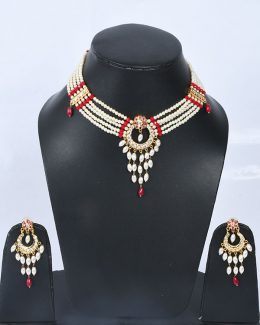 Rajwadi  jadau Cheekset Jewellery