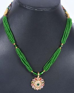 Rajwadi   jadau Pendal Jewellery