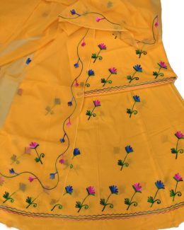 rajputi Resham work cotton suit for women